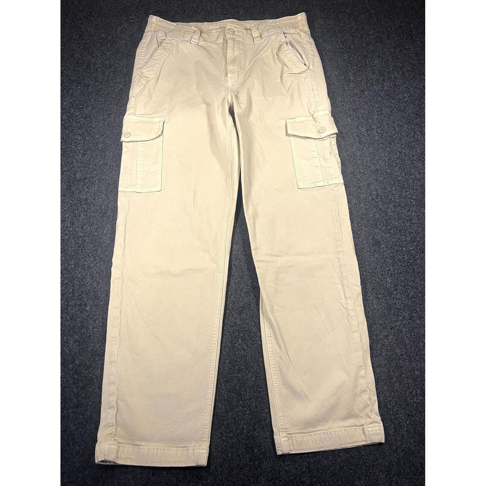 American Eagle Outfitters Cargo Pants Women 12 Khaki Straight Leg Utility Hiking
